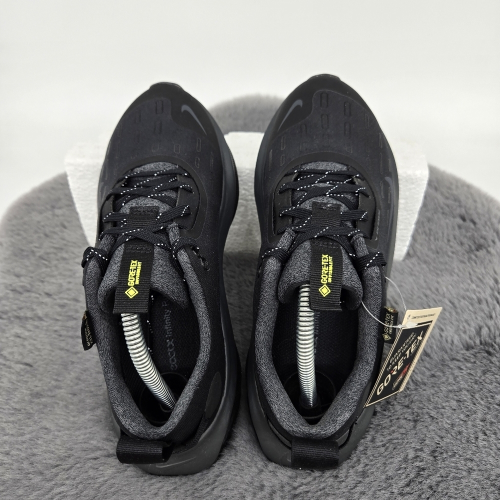 New Nike ReactX Infinity Run 4 Gore-Tex Black Volt Women's Running Shoes Size 6 - Picture 5 of 8